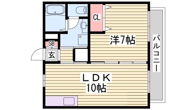 サンハイツC棟の間取り