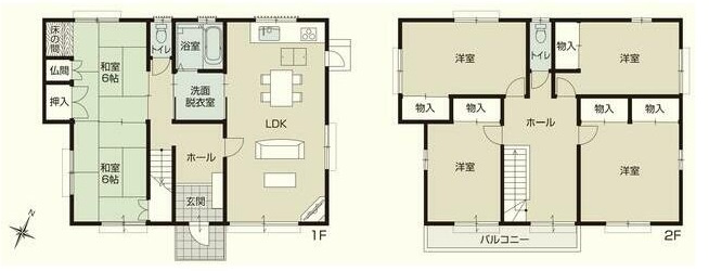 各務原市松が丘７丁目の間取り