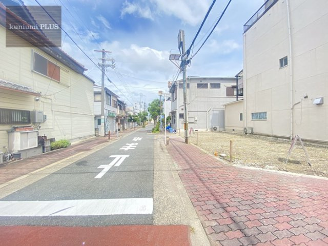 大阪市旭区新森5丁目の前面道路含む現地写真