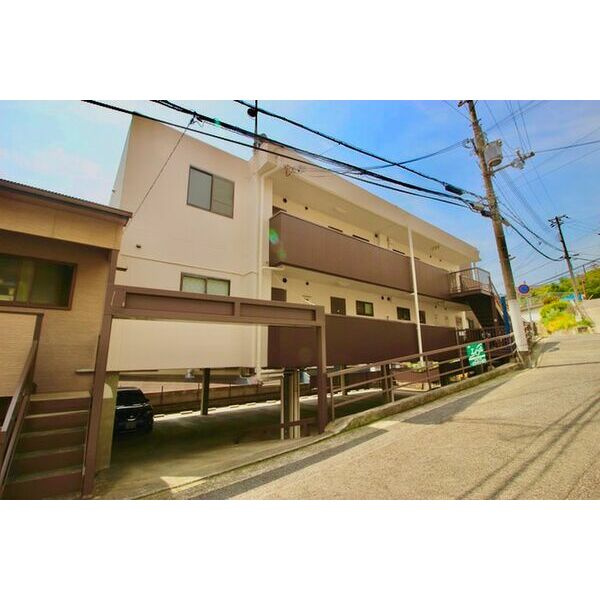 明石市中朝霧丘の賃貸マンションの外観