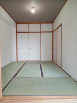 【和室】 | ヴィルメゾン上野芝 | 来客時にも便利な和室付き