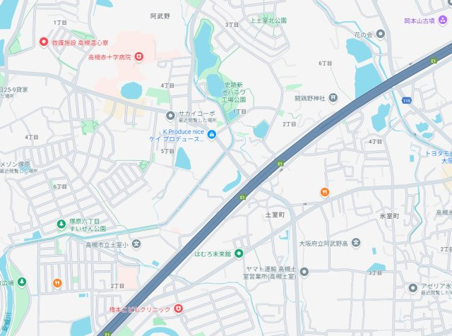 サカイコーポの地図