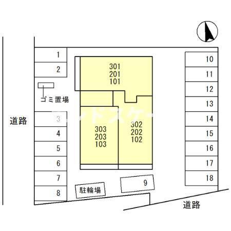 セラヴィ南町のエントランス|高崎、前橋、伊勢崎エリアのお部屋探しはエンドスケープまで！お客様の理想お聞かせ下さい♪