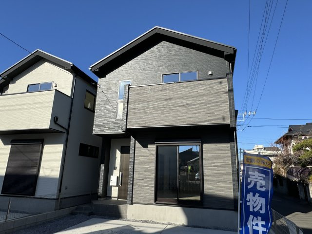 流山市東初石４丁目新築戸建【八木北小学校：5分】の外観|2号棟・完成済み内覧可能です！