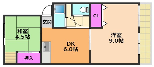 マンション和光の間取り