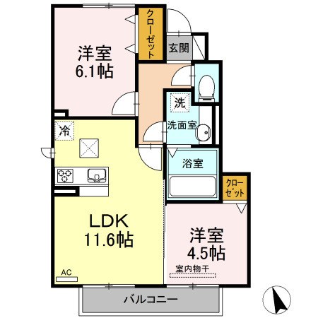 天神山ヒルズの間取り