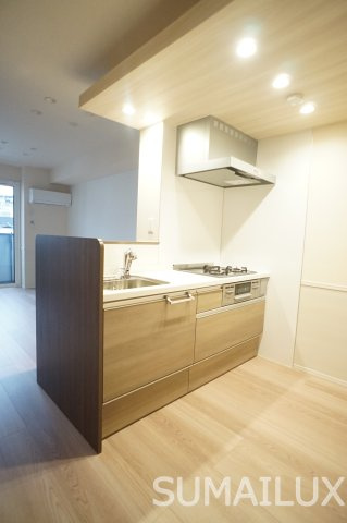 熊本市中央区出水１丁目のアパートのキッチン