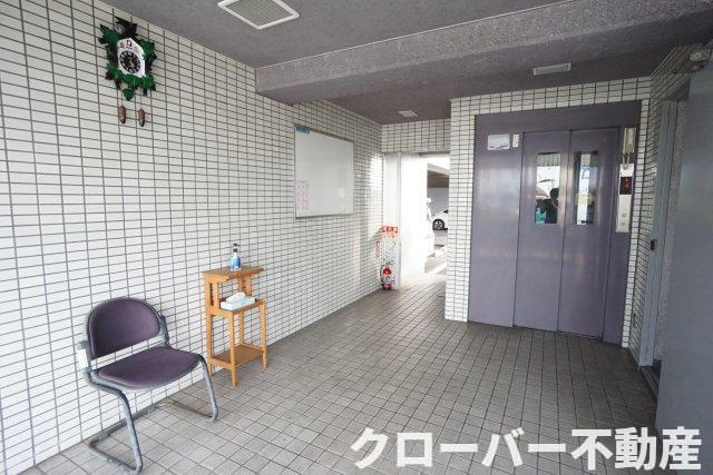 ダイヤハイツのエントランス