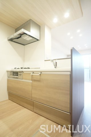 熊本市中央区出水１丁目のアパートのキッチン