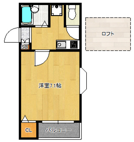【間取り】 | ベアトリーチェ城南 | 現況優先。