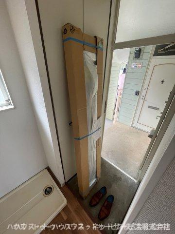 ハイツ田中の玄関