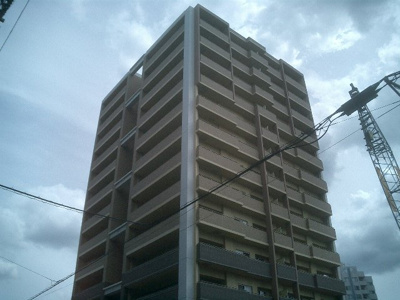 【外観】 | グランアッシュ梅田ヴィークス | 豊崎東公園　南側に建つマンションです♪