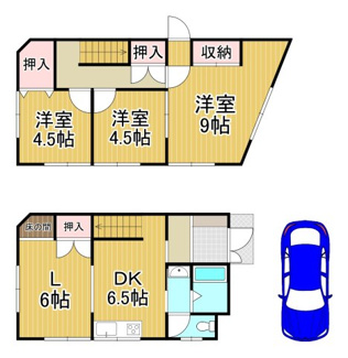 【間取り】 | 川西市久代５丁目　中古戸建