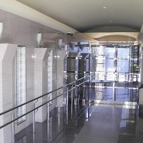 熊本市中央区国府１丁目の賃貸マンションのエントランス