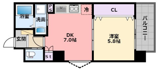 【間取り】 | ＭＡＩＮ ＳＴＡＧＥ甲子園口