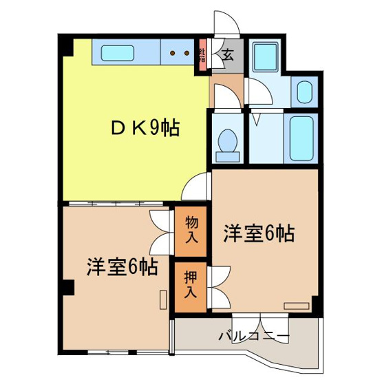 【間取り】 | グランベル川島