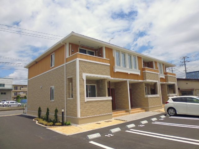 倉敷市神田４丁目のアパートの外観