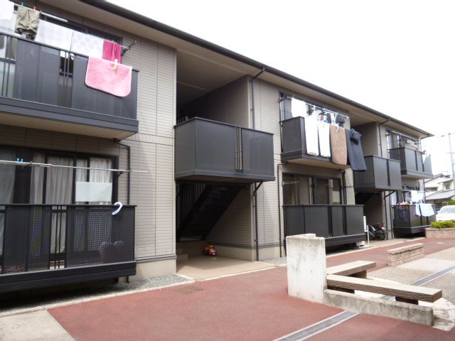 倉敷市連島１丁目のアパートの外観
