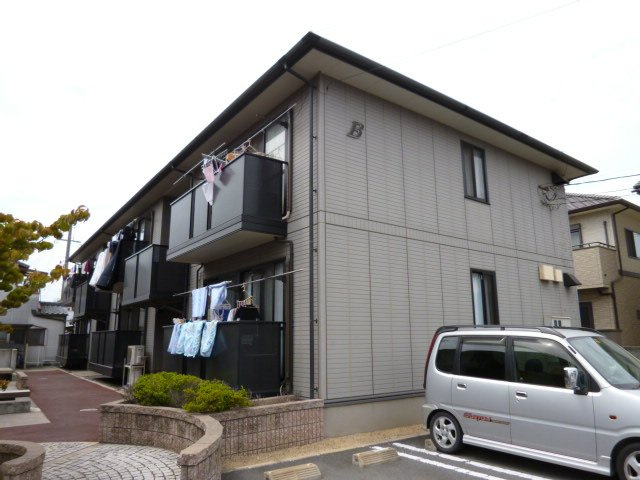 倉敷市連島１丁目のアパートの外観