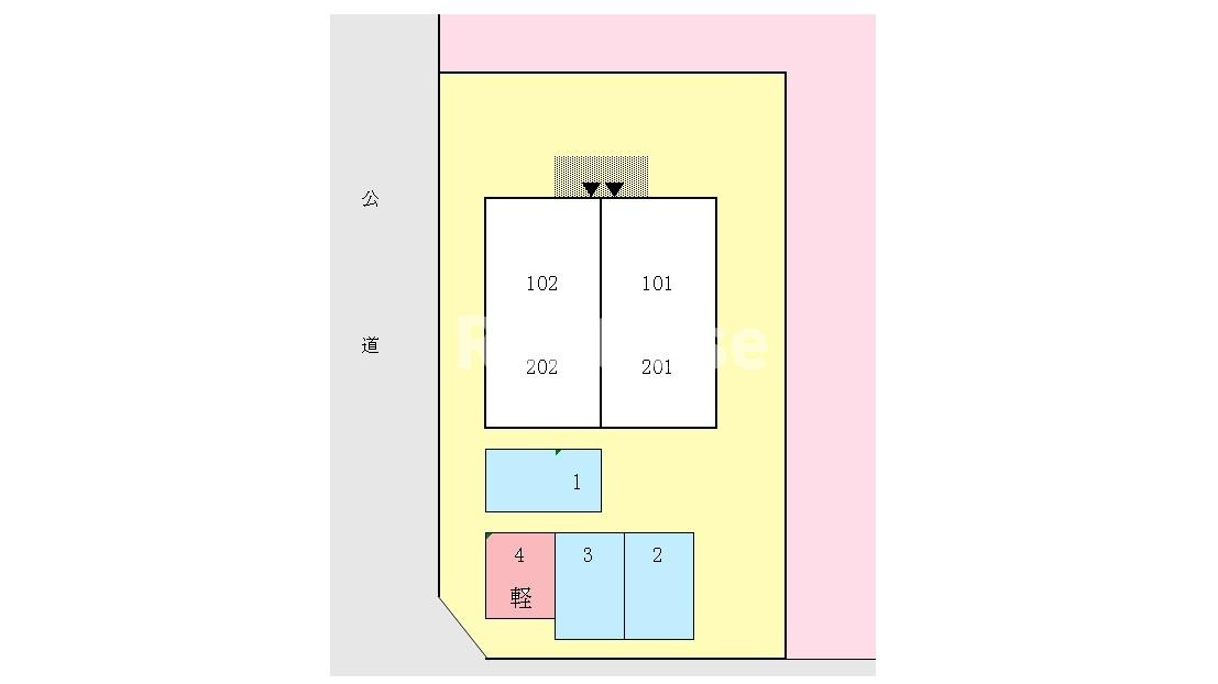 コーポラス真の駐車場|駐車場