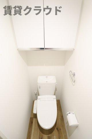 C-126のトイレ|落ち着いた色調のトイレです