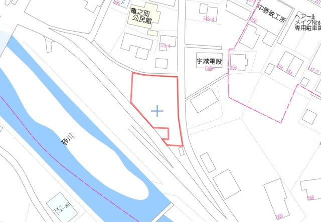 小川町西北小川　売土地の地図