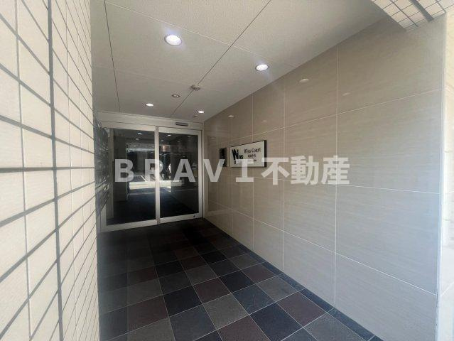 ウインズコート城東中央のエントランス|ゆとりのあるエントランスです
