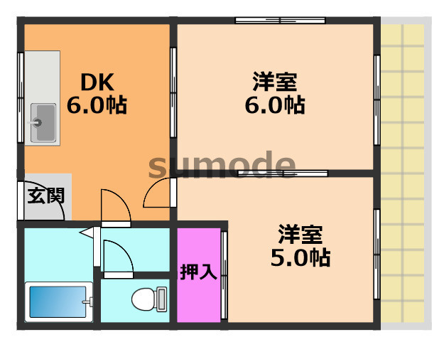 サンロードの間取り