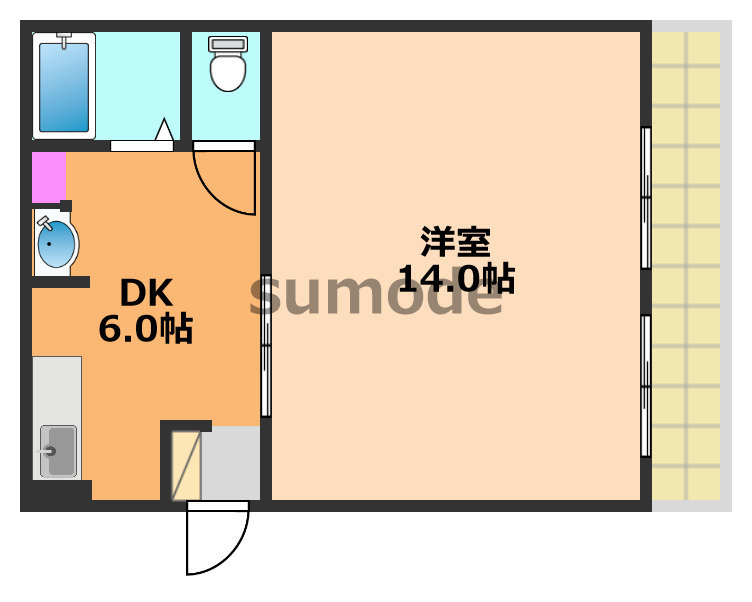 相互マンションの間取り