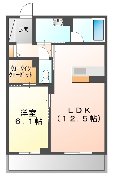 ガーデンズヒモリの間取り
