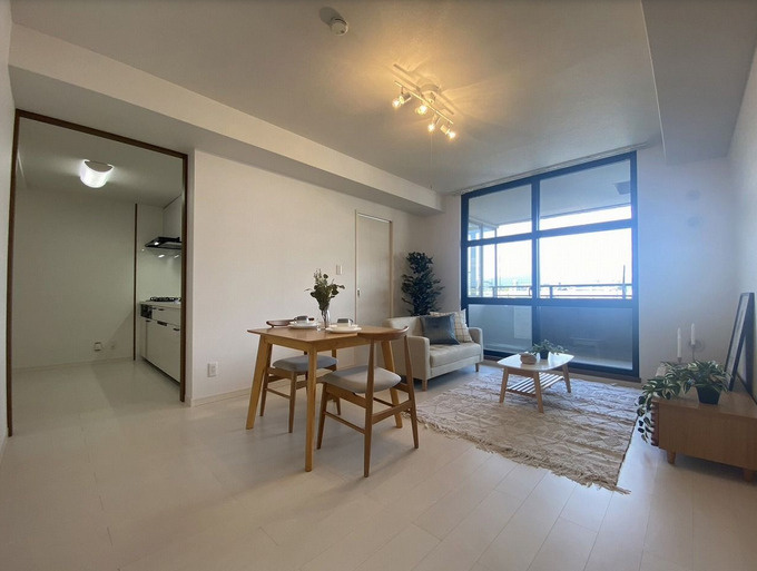 アーバンパレスアルカディア春日原の居間・リビング|アーバンパレスアルカディア春日原（3LDK）