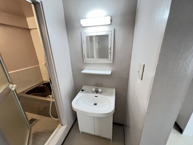 相互マンションの洗面所