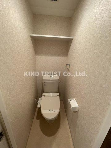 Luxe天神橋のトイレ|落ち着いたトイレです