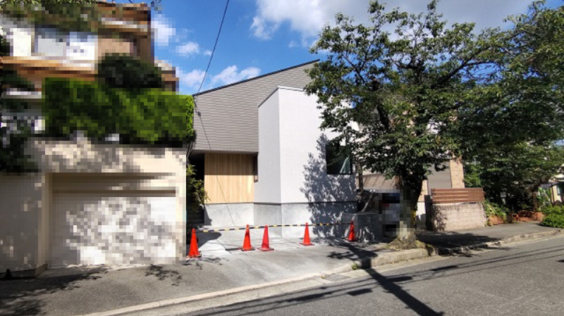 箕面市桜２丁目の新築一戸建の外観