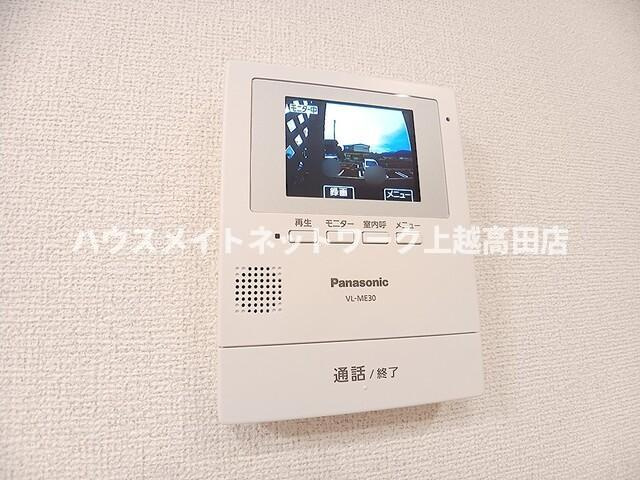ヴィラ　シャングリラ高田　Ｂのセキュリティ|モニターホン
