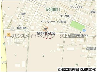 ヴィラ　シャングリラ高田　Ｂの地図|位置図
