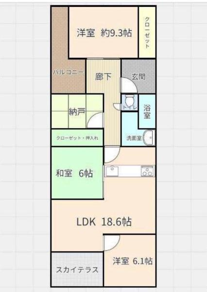 ロイヤルガーデン西浜の間取り