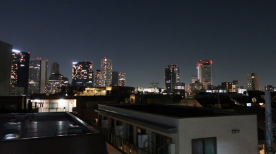 【展望】 | 東中野第一マンション | バルコニーから夜景　※とても綺麗です。