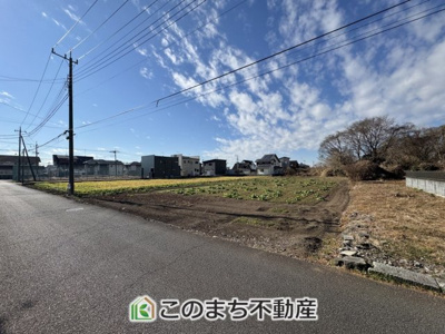 【前面道路含む現地写真】 | 宇都宮市鐺山町売地