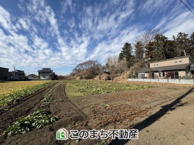 宇都宮市鐺山町売地の前面道路含む現地写真