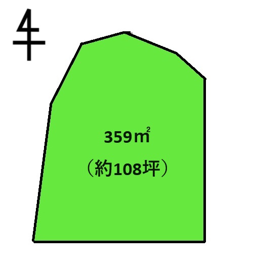 宇都宮市駒生町　売地の土地図