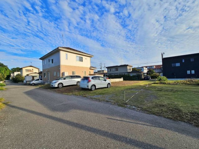 宇都宮市氷室町　売地の前面道路含む現地写真|現地写真（北側より撮影）