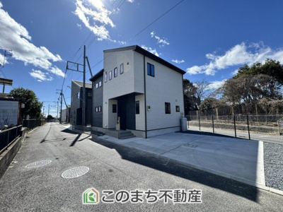 【前面道路含む現地写真】 | CLEIAS Town宇都宮市駒生町モデルハウス | 前面道路含む現地写真