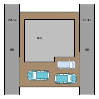 【区画図】 | 戸建　西長戸町