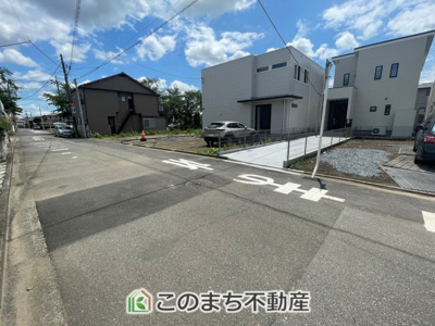 【前面道路含む現地写真】 | いろどりアイタウン宇都宮市吉野1丁目23-P1 | 前面道路含む現地写真