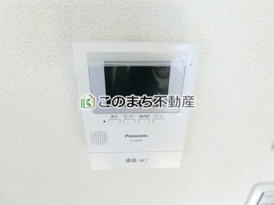 【防犯設備】 | いろどりアイタウン那須塩原市埼玉22-P4 | モニタ付きインターホンで防犯面もしっかり安心♪