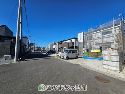 【前面道路含む現地写真】 | いろどりアイタウン鹿沼市千渡22-P1
