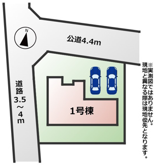 【区画図】 | ハートフルタウン宇都宮市戸祭2丁目1期　1号棟