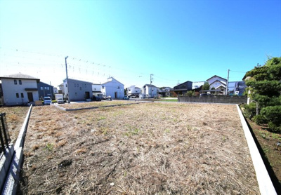 【外観】 | 久喜市八甫第８期 No,１ | 北西から撮影。南側区画完成前写真です。