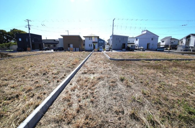 【外観】 | 久喜市八甫第８期 No,１ | 北から撮影。南側区画完成前写真です。